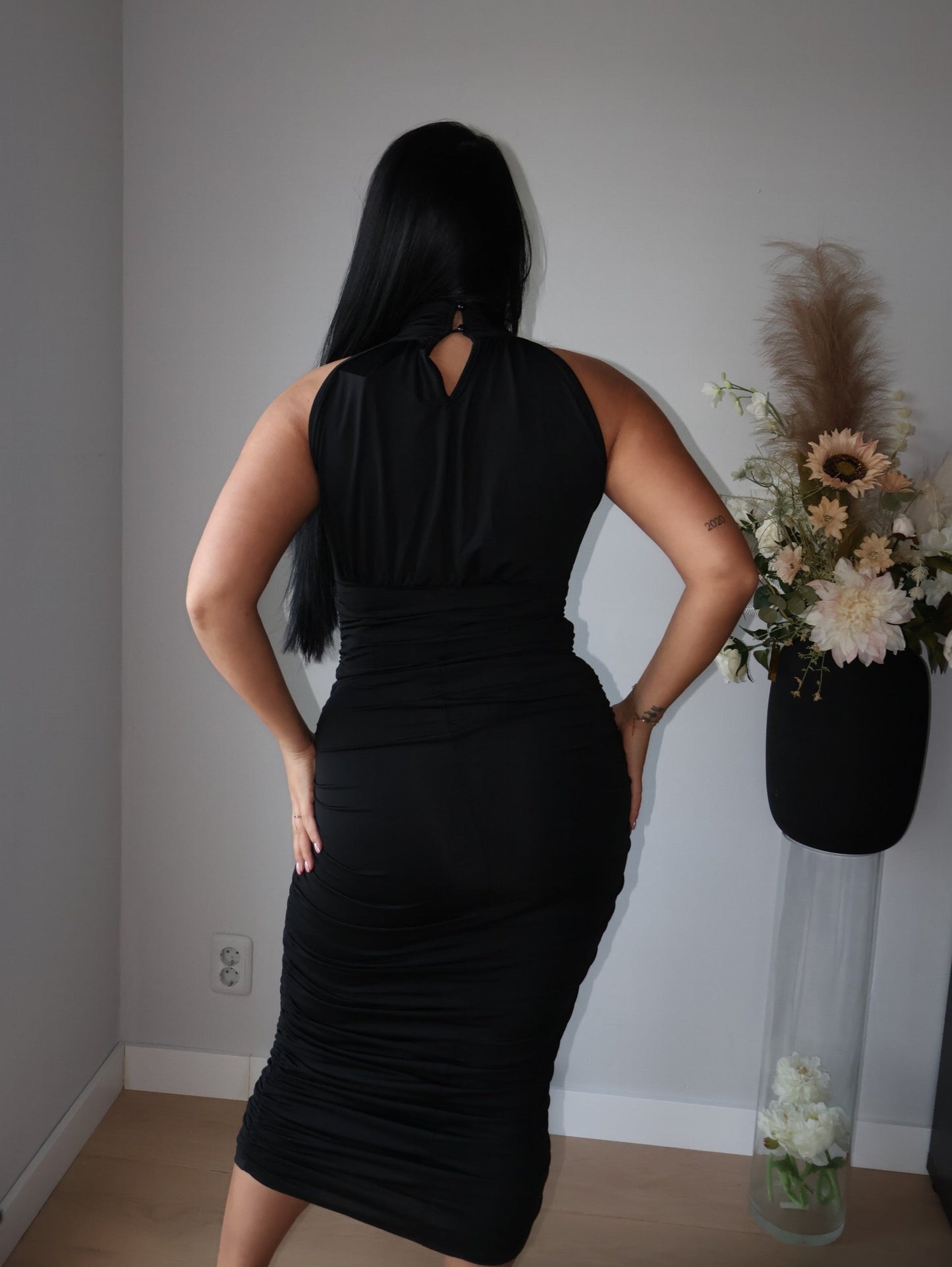 LOREN BODYCON DRESS BLACK